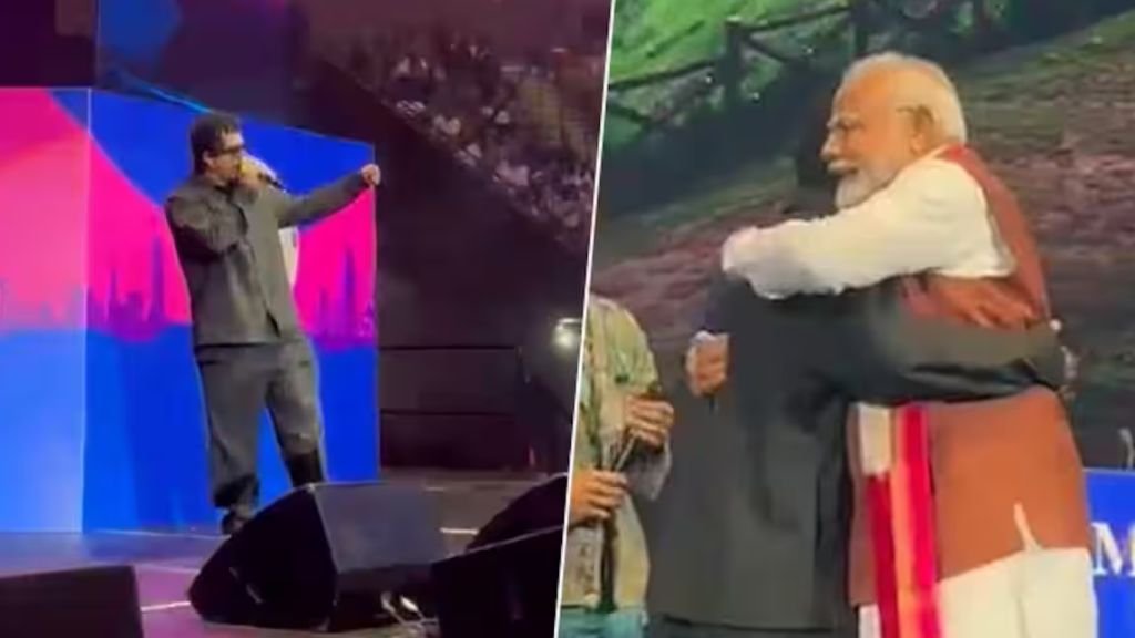 At the "modi and us" event, popular rapper hanumankind