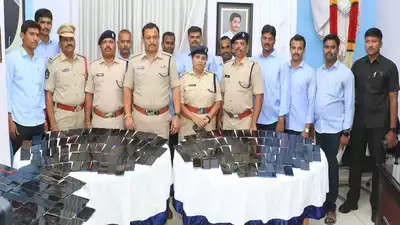 Tirupati police found stolen mobile phone