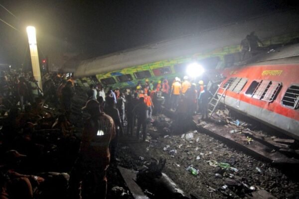 In Tiruvallur, Tamil Nadu, the Bagmati Express Collides With a Cargo Train