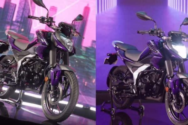 Before the launch, bajaj showed the new pulsar n125, giving details about its features and a new colour option