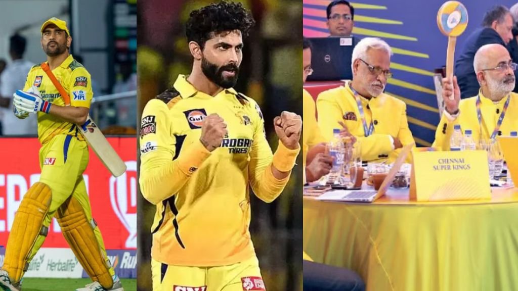 Chennai released the retention list, csk bet on these 5 players, including dhoni-jadeja