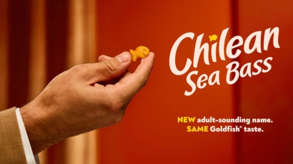 Why did Goldfish Crackers be Known as Chilean Sea Bass over Goldfish Crackers