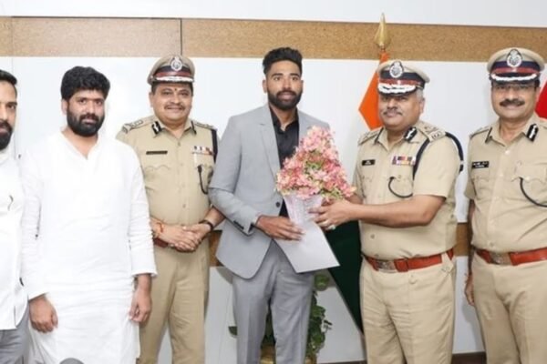 The government of telangana chose muhammad siraj