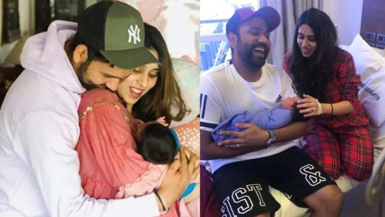 After his wife ritika gave birth to a boy rohit became a father for the second time