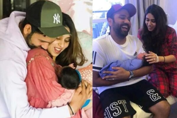 After his wife ritika gave birth to a boy rohit became a father for the second time