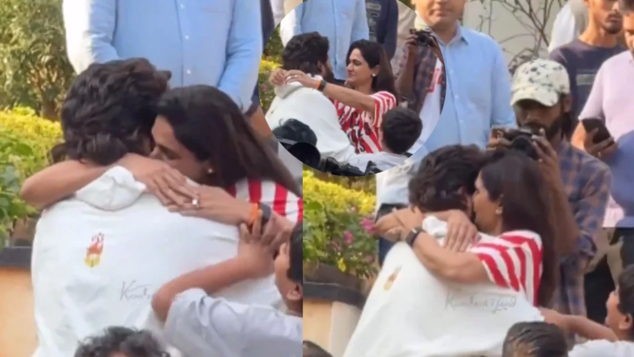 After seeing allu arjun, sneha began to cry, and her son became upset