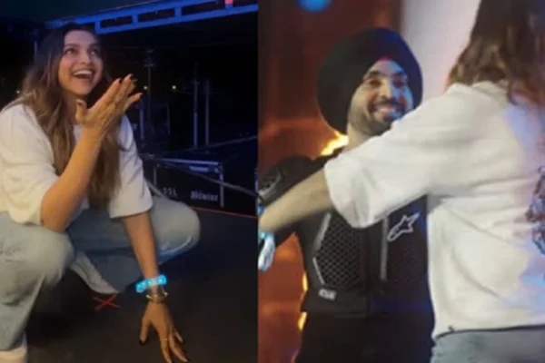 Deepika padukone reached diljit dosanjh concert and taught kannada language to singer on stage itself