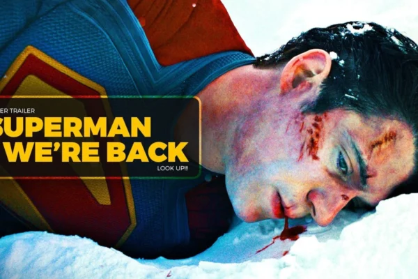 Superman teaser trailer directed by james gunn, david corenswet makes his first flight