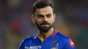 Virat kohli, the star batsman for royal challengers bangalore