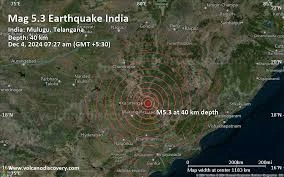 Earthquake in telangana