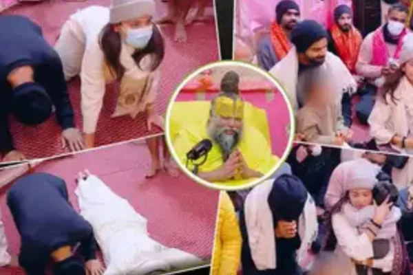 Virat-anushka visit vrindavan:after arriving in vrindavan, virat and anushka talked with premanand maharaj