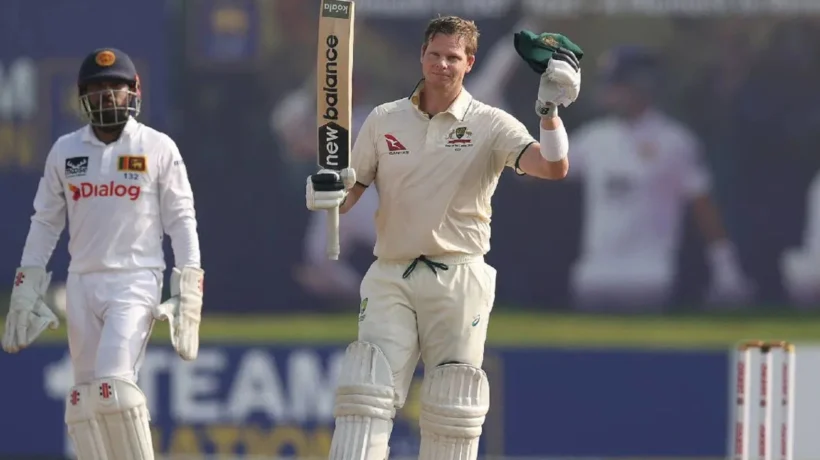 SL VS AUS:Steve Smith Scored a Century to Tie Rahul Dravid